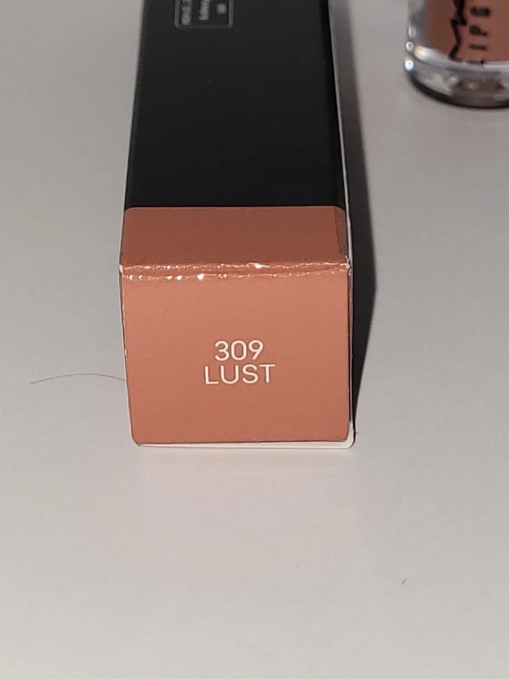 NEW✅ MAC LipGlass Lip Gloss • 309 Lust • Peachy Nude Shimmer • New in Box